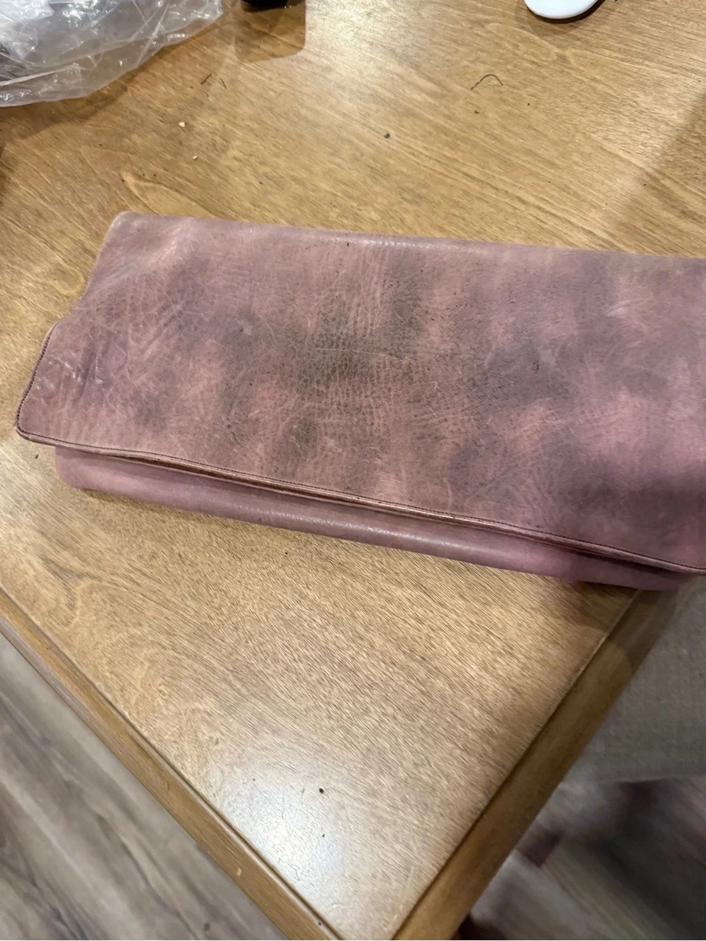 Fred Braun Greenwich Village Vintage leather Clutch Bag